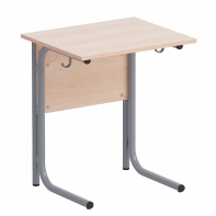Стол ученический одноместный на круглой трубе - fgospostavki.ru - Нижневартовск
