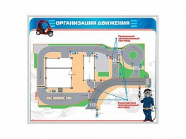 Магнитно-маркерная доска "Организация движения" - fgospostavki.ru - Нижневартовск
