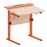 Стол ученический с наклоном столешницы (0-15°) на прямоугольной трубе - fgospostavki.ru - Нижневартовск