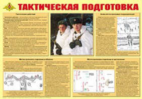 Плакат "Тактическая подготовка" - fgospostavki.ru - Нижневартовск
