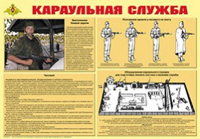 Плакат "Караульная служба" - fgospostavki.ru - Нижневартовск