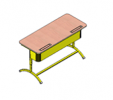 Стол ученический "Асташка -2" двухместный регулируемый - fgospostavki.ru - Нижневартовск