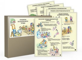 Комплект таблиц "Правила безопасного труда" - fgospostavki.ru - Нижневартовск