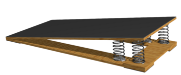 Мостик гимнастический подкидной усиленный (4 пружины) - fgospostavki.ru - Нижневартовск
