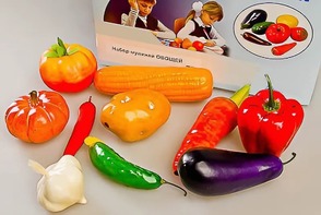Набор муляжей овощей - fgospostavki.ru - Нижневартовск