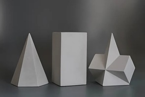 Набор гипсовых геометрических тел (15 штук) - fgospostavki.ru - Нижневартовск