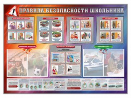 Стенд-уголок "Правила безопасности школьника" - fgospostavki.ru - Нижневартовск