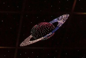 Потолок "Звездное небо с анимационным фибероптическим эффектом сатурн" - fgospostavki.ru - Нижневартовск