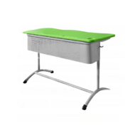 Школьный двухместный стол с перфорированным экраном - fgospostavki.ru - Нижневартовск