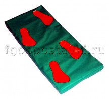 Дорожка массажная в чехле с нашитыми следами (4 следа) - fgospostavki.ru - Нижневартовск