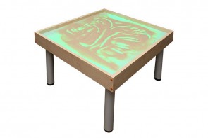 Столик на ножках для рисования песком "Радуга" с подсветкой RGB - fgospostavki.ru - Нижневартовск