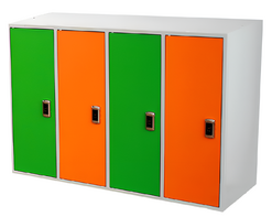 Шкаф-локер металлический 4-х местный с электронным замком - fgospostavki.ru - Нижневартовск