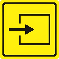 Тактильный знак (вход в помещение) 150х150 - fgospostavki.ru - Нижневартовск