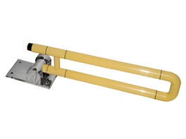 Поручень откидной с антибактериальным покрытием (желтый) - fgospostavki.ru - Нижневартовск