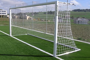 Сетка для футбольных ворот (нить 2,2 миллиметра, 7,5Х2,5Х(1Х2) ячейка 100Х100) - fgospostavki.ru - Нижневартовск