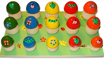 Развивающая игрушка для детей с нарушением слуха "Грибная полянка" - fgospostavki.ru - Нижневартовск