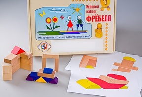 Игровой набор Фребеля "Конструктор деревянный без соединений-2" (Серия "Эксперимент") - fgospostavki.ru - Нижневартовск