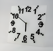 Часы тактильные настольные с крупными цифрами - fgospostavki.ru - Нижневартовск