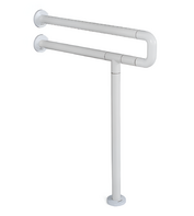 Поручень напольно-настенный с антибактериальным покрытием (белый) - fgospostavki.ru - Нижневартовск