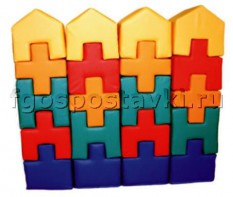 Мягкий модуль-конструктор "Строитель" (40 элементов) - fgospostavki.ru - Нижневартовск