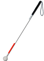 Трость телескопическая графитовая с вращающимся наконечником в виде шара - fgospostavki.ru - Нижневартовск