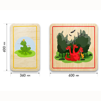 Набор стеновых панелей «Мир сказки - Волшебные герои» - fgospostavki.ru - Нижневартовск