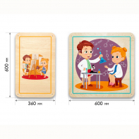 Набор стеновых панелей «Мои увлечения - Весёлые эксперименты» - fgospostavki.ru - Нижневартовск