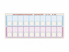 Панно "Объекты, предназначенные для демонстрации последовательного пересчета от 0 до 10; от 0 до 20" + комплект тематических магнитов - fgospostavki.ru - Нижневартовск