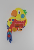 Бизиборд «Разноцветный попугай» - fgospostavki.ru - Нижневартовск