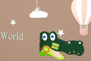 Бизиборд «Голова крокодила» - fgospostavki.ru - Нижневартовск