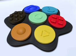 Полностью тактильный коммуникатор 7-кнопочный многоуровневый - fgospostavki.ru - Нижневартовск