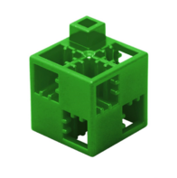 Кубик-основание зеленый 20х20 Artec - fgospostavki.ru - Нижневартовск