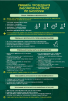 Стенд "Правила выполнения лабораторных работ по биологии" Вариант 1 - fgospostavki.ru - Нижневартовск