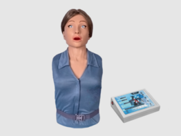 Тренажер-манекен взрослой пострадавшей женщины "Ирина" (голова, торс) для отработки приемов сердечно-легочной реанимации - fgospostavki.ru - Нижневартовск