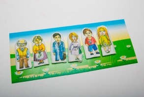 Набор пальчиковых кукол "Семья" 6 штук - fgospostavki.ru - Нижневартовск