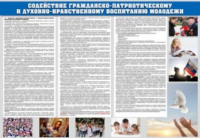 Стенд "Содействие гражданско-патриотическому и духовно-нравственному воспитанию молодежи" - fgospostavki.ru - Нижневартовск