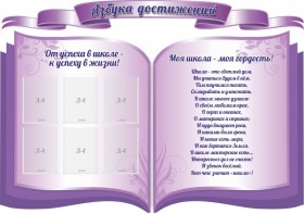 Стенд "Азбука достижений" (резной стенд из 3-х частей) - fgospostavki.ru - Нижневартовск