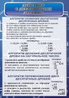Стенд "Действия с десятичными дробями" - fgospostavki.ru - Нижневартовск
