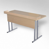 Стол ученический 'Школьник' для кабинета химии с бортиком  - fgospostavki.ru - Нижневартовск