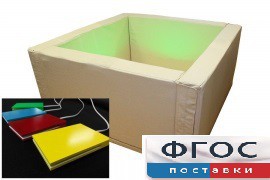 Сухой бассейн вибромузыкальный с клавишами управления (150х150х66 сантиметров) - fgospostavki.ru - Нижневартовск