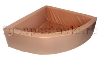 Сухой бассейн угловой полукруглый (без рисунка) - fgospostavki.ru - Нижневартовск