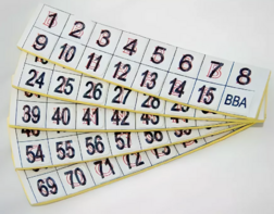 Фишки для игры «Бинго» со шрифтом Брайля - fgospostavki.ru - Нижневартовск