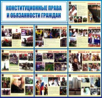 Стенд "Конституционные права и обязанности граждан" - fgospostavki.ru - Нижневартовск