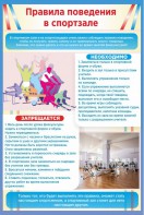 Стенд "Правила поведения в спортзале №1" - fgospostavki.ru - Нижневартовск