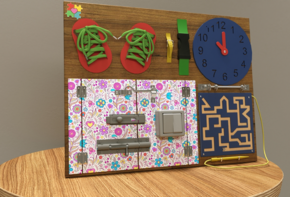 Бизиборд «Для девочек» - fgospostavki.ru - Нижневартовск