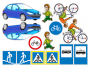 Магнитно-маркерная доска "Дорожные правила пешехода" с комплектом тематических магнитов - fgospostavki.ru - Нижневартовск