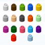  Элемент конструктора одиночный одноцветный Color Blocks 100 штук - fgospostavki.ru - Нижневартовск